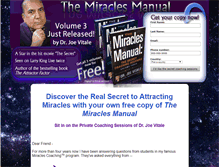 Tablet Screenshot of miraclesmanual.com